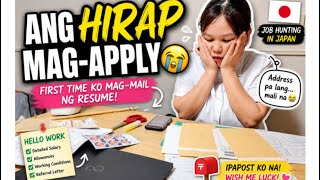 Job Hunting Again in Japan 🇯🇵 | First Time Sending My Resume by Mail 😅