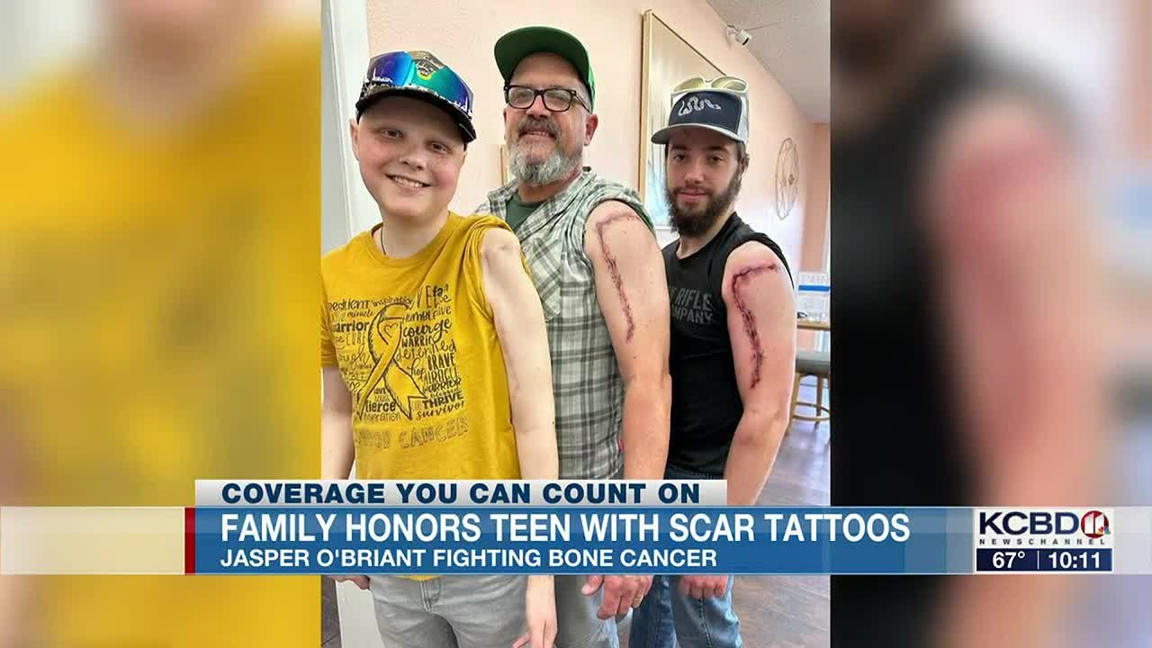 Family honors teen with scar tattoos YouTube