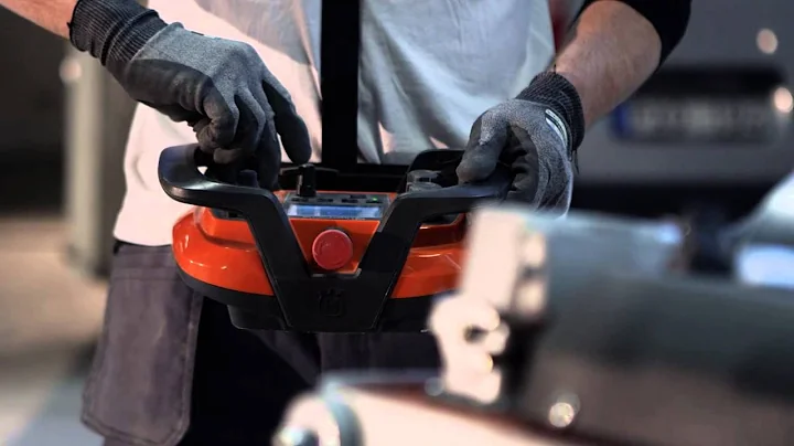 The new remote-controlled concrete floor grinder from Husqvarna