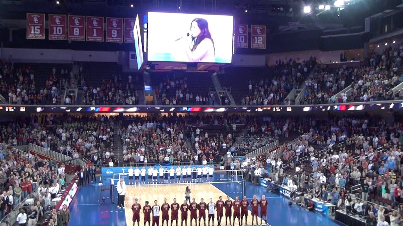 National Anthem sung by Jacqueline Grace Lopez at 2012 NCAA Division 1 Volleyball final 4. YouTube