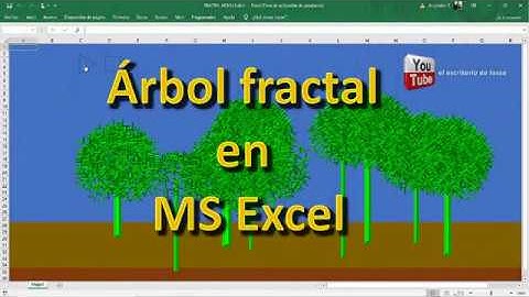 PROGRAMANDO ÁRBOL FRACTAL EN MS EXCEL VBA DOWNLOAD