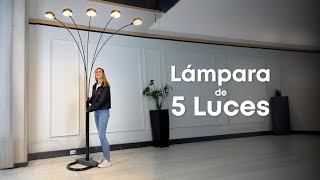 Lampara de Pie 5 Luces