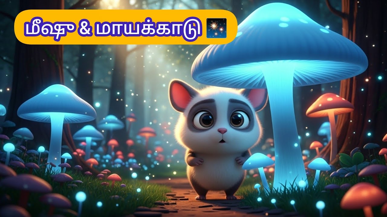 மீஷு & மாயக்காடு ✨ | Magical Tamil Story for Kids