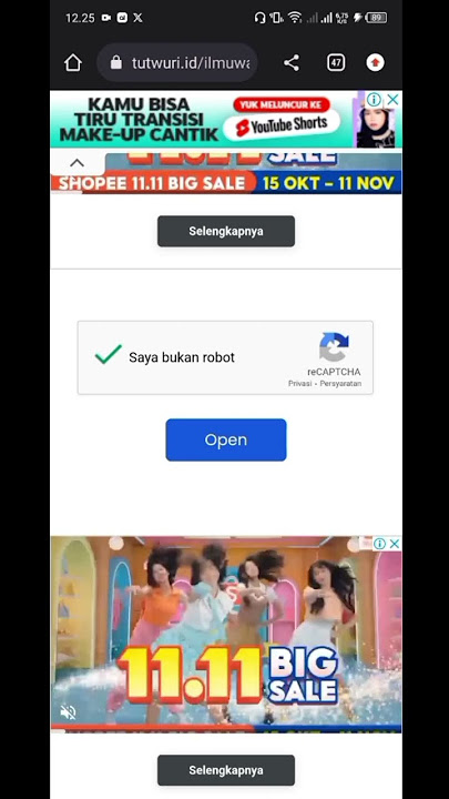 Cara download menggunakan shortlink