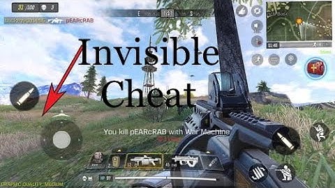 Call of Duty Battle Royale Player Uses Invisible Cheat