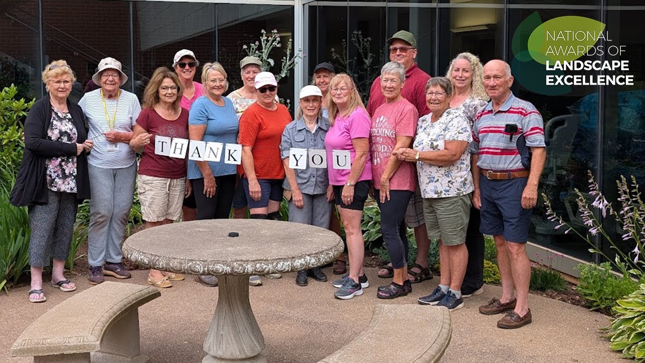 Summerside Garden Club wins Green for Life Award for hospital healing garden - NALE 2025 ceremony