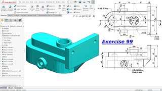 Famous SolidWorks Tutorial for Beginners exercise 99 Profile