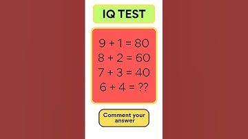 Maths IQ  test , Can you solve this puzzle 🧩