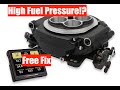 Holley Sniper High Fuel Pressure Fix!