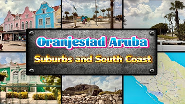 Rijd door Oranjestad en de voorsteden