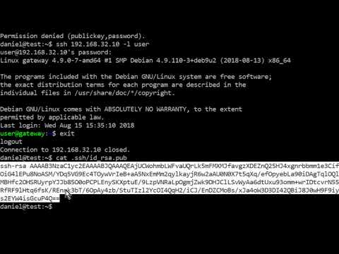 Setting up SSH Access on Debian Linux