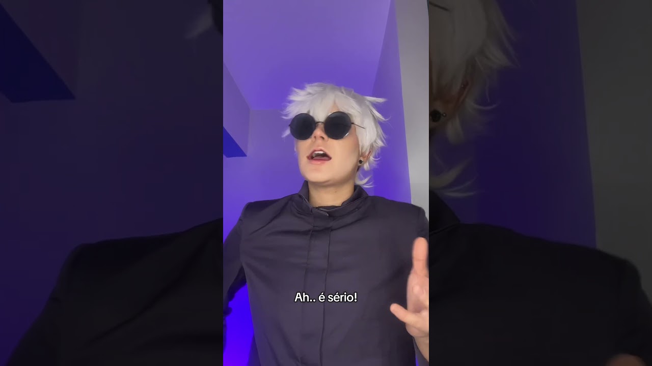 NANAMI DÁ UM ROLÉ COM O GOJO!! #jujutsukaisen #cosplay #gojo @Nandalorenzine