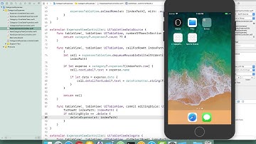 08 Core Data Relationships - Delete Expense - Expenses with Categories App