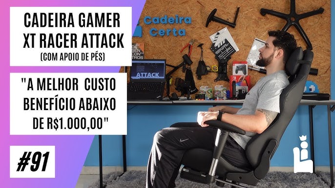 Combo Infinito - Ariel diz: A cadeira gamer chegou e 10