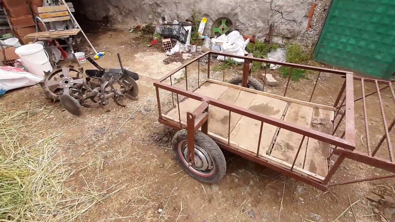 50 TL ' lik MANZEME İLE RÖMORK YAPTIK ! ÇAPA MOTORU RÖMORK TANITIMI