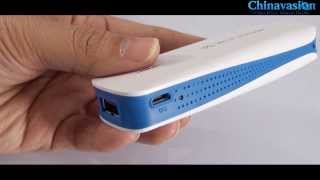 Wi Fi 3G Router With 1800mAh Power Bank   1800mAh Power Bank + 3G WiFi Router