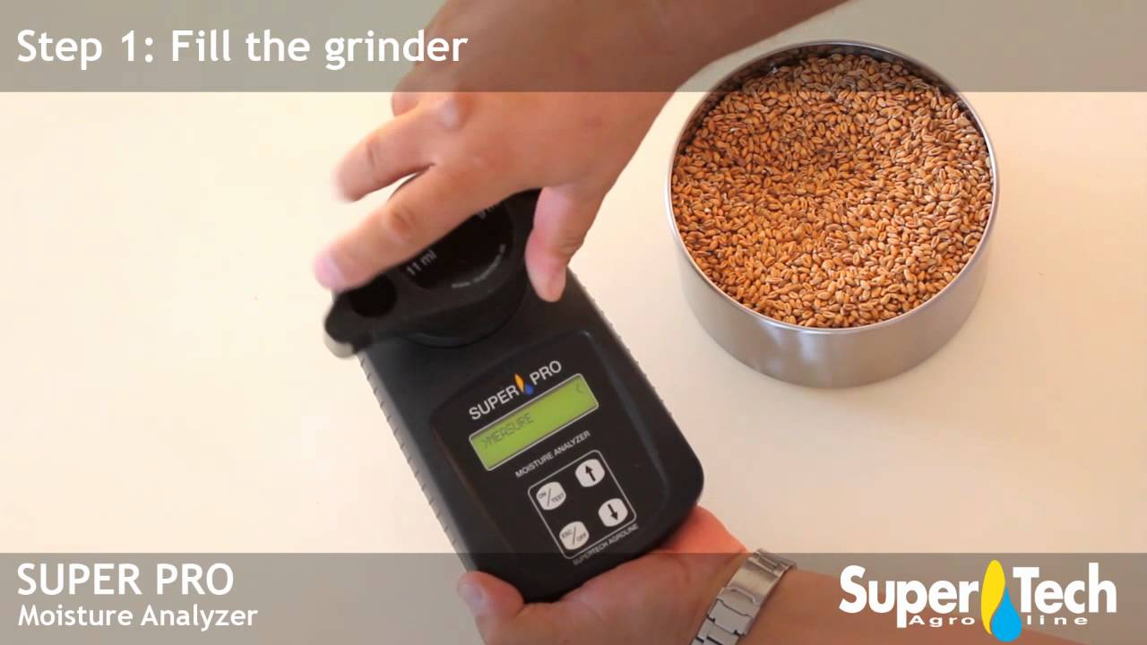 Grain Moisture Meter Superpro YouTube