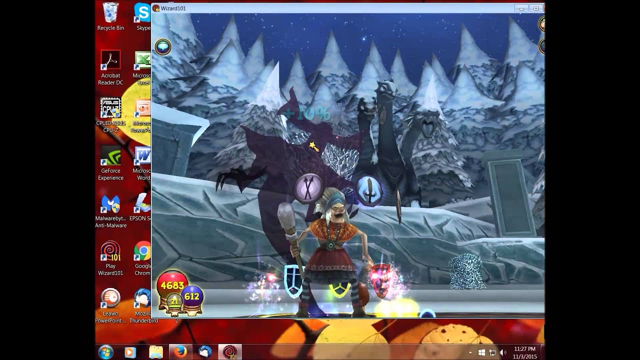 W101 Wizard101 Baba Yaga Solo Death Polaris Test Realm November