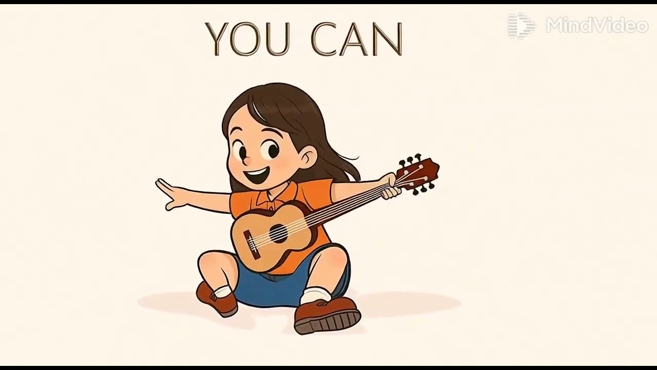 You Can Fly a Walk with Open Running Arms with Guitar, Gypsy Jazz Music