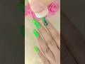 Green 💚 Colour Nail Art #like #comments #subscribe #viralnailart