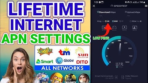 NEW FAST & LIFETIME APN SETTINGS 2025 GOOD FOR DITO &  ALL NETWORKS