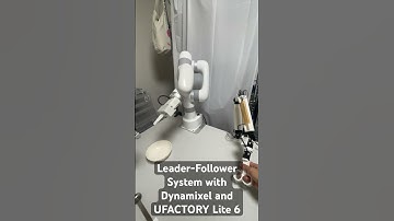 Leader-Follower System with Dynamixel and UFACTORY Lite 6 #robotics #robot