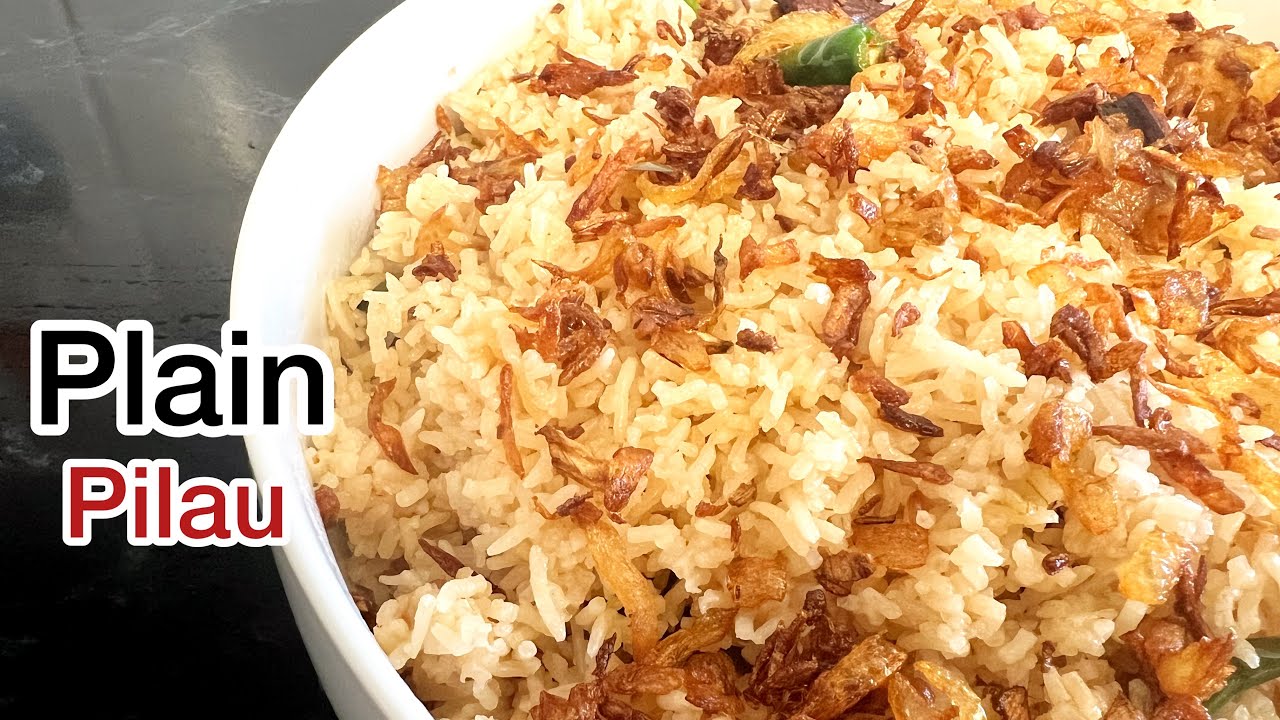 Plain pilau rice step by step recipe for beginners Food lovers by Ruhana YouTube