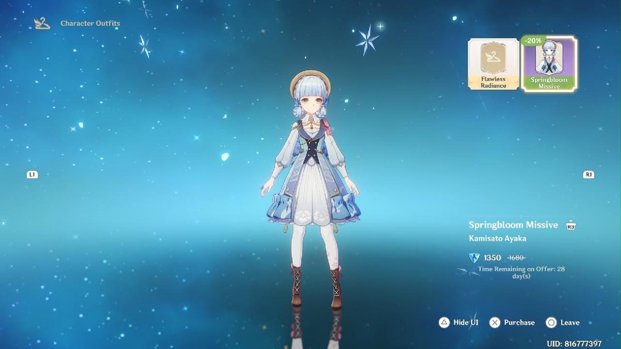 AYAKA SKIN IDLE ANIMATION Genshin Impact