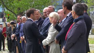 8-Mai: l'échange tendu entre Emmanuel Macron et un sénateur écologiste