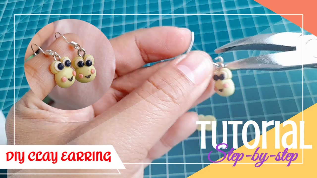 AIR DRY CLAY EARRING TUTORIAL RAQUE ROAD YouTube