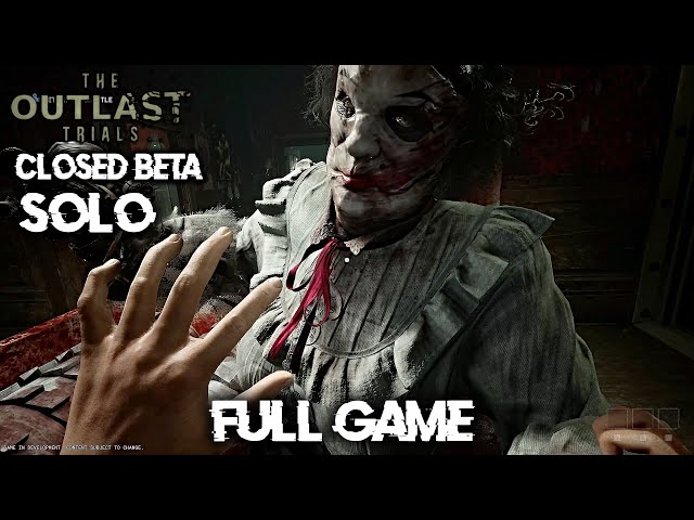 The Outlast Trials - Closed Beta (4K 60FPS) Walkthrough Gameplay No  Commentary 