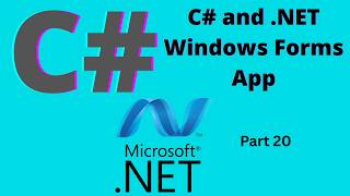 How to Create Simple Counter App in Windows Forms Using C# in Visual Studio, (Part 20)
