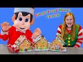 Assistant and Elf on the Shelf have a Gingerbread House Challenge