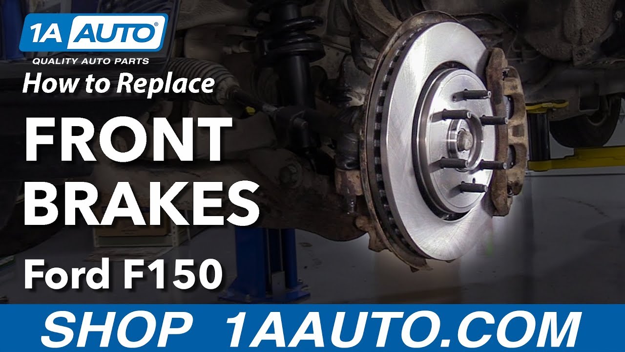 How to Replace Front Brakes 09-14 Ford F-150 - YouTube