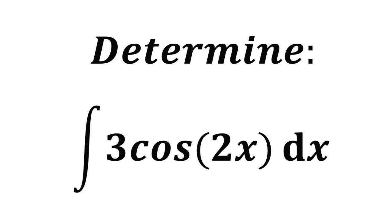 Integral (calculus) Ex 4