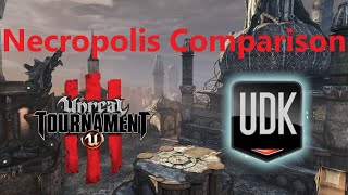 Unreal Tournament 3 vs UDK Necropolis Comparison