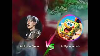 Justin bieber and Spongebob