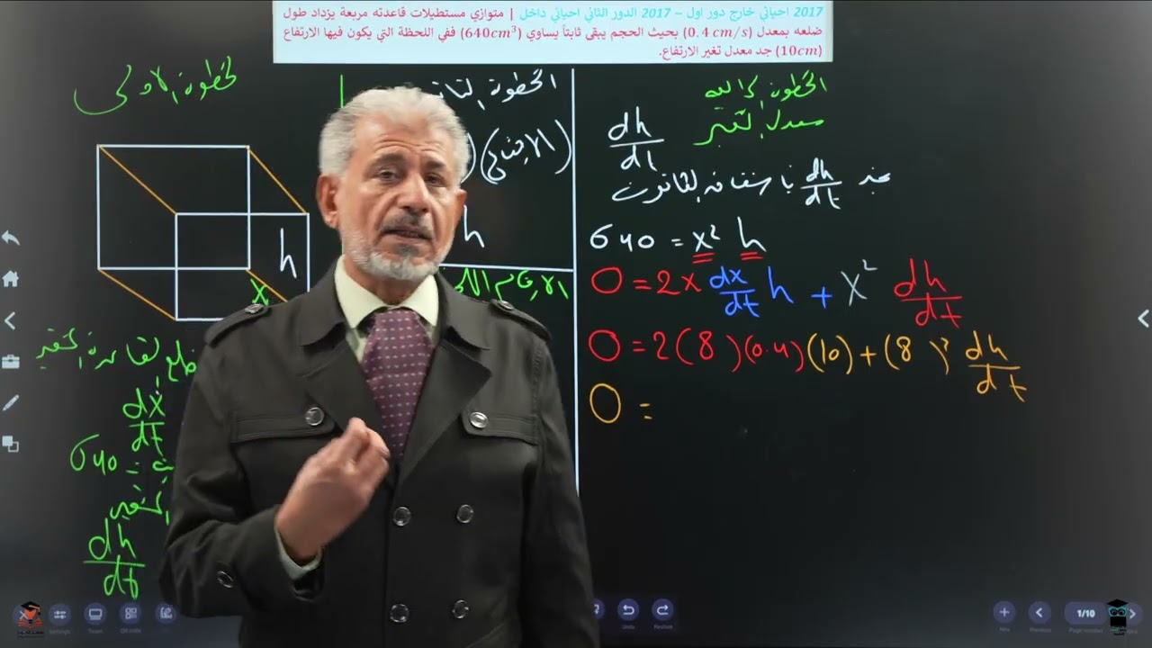 مراجعة مركزة لمادة الرياضيات الفصل الثالث