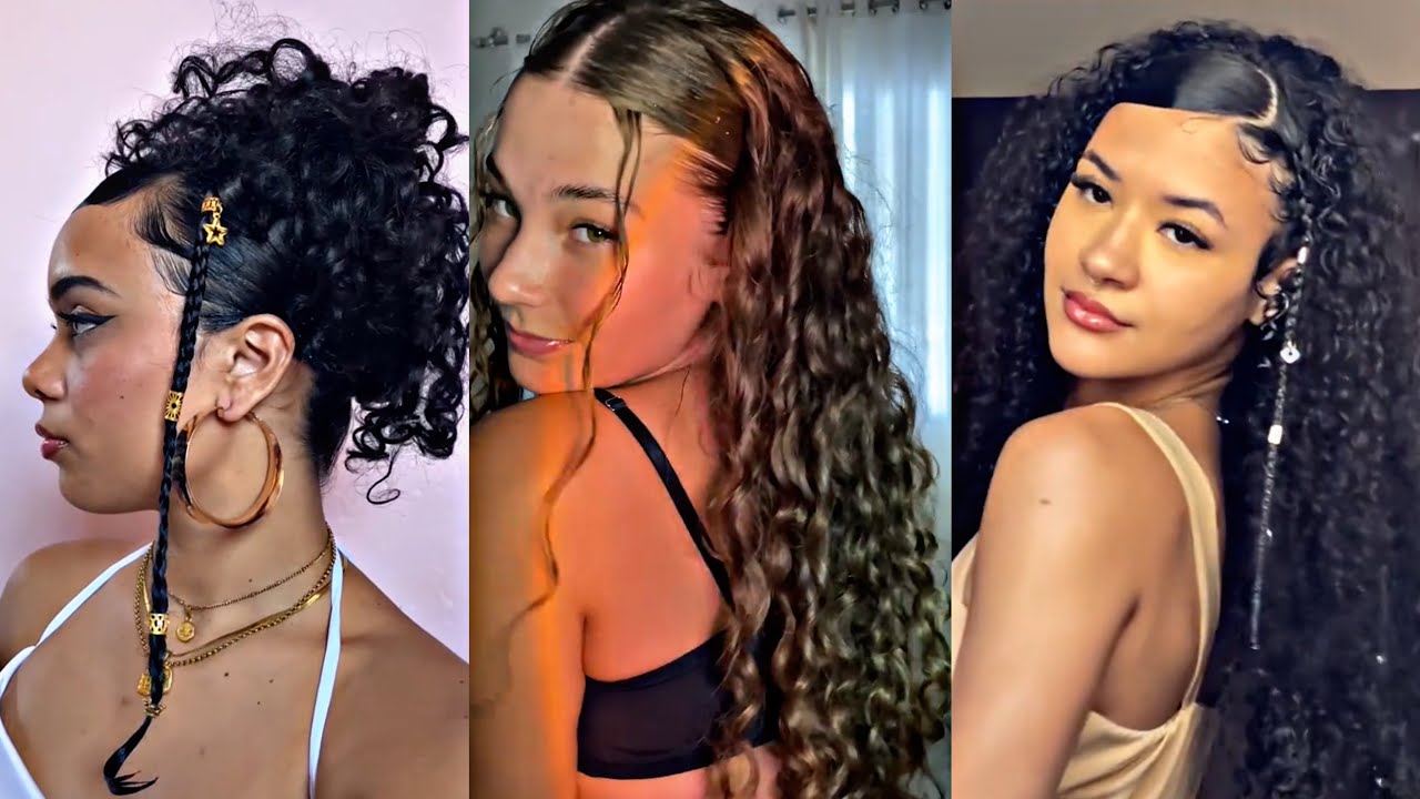 os MELHORES penteados para cabelos CACHEADOS #2 | ideias de penteados