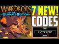 💥APRIL CODES💥ROBLOX WARRIOR CATS CODES 2026 - WARRIOR CATS ULTIMATE EDITION CODES - WCUE CODES