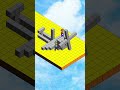 Mario&Luigi transforms a square prism to the propeller plane.and flies it. #animation