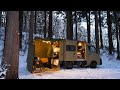【冬キャンプ】−7°C 山奥の森で過ごすBASE CAMP 岩手 backyard camp バックヤードキャンプ 薪ストーブ Relaxing nature sounds ASMR Mt.SUMI