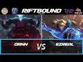 Ornn VS Ezreal    [Riftbound Gameplay Round 1]