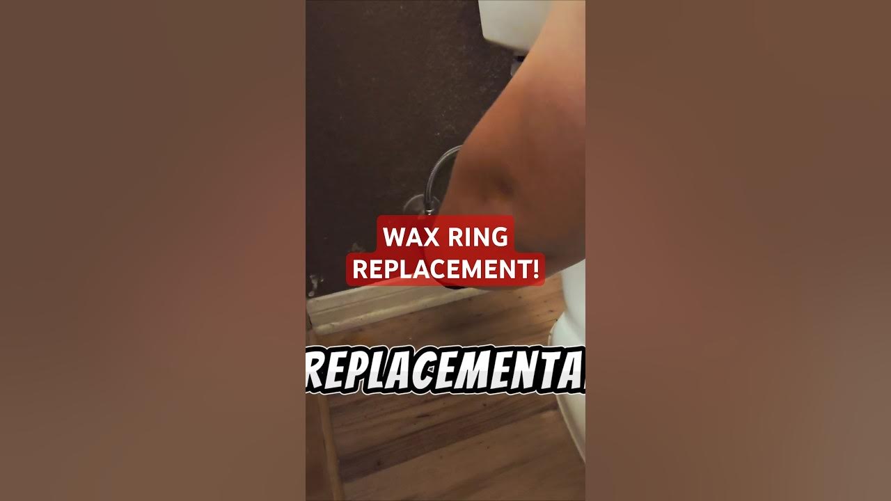 Wax Ring Replacement Tutorial! plumbing plumber toilet fail howto