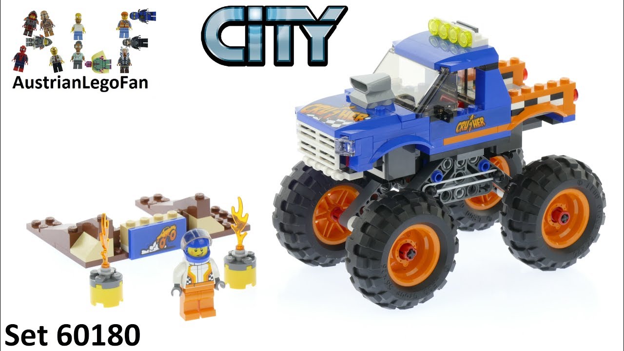 Lego City 60180 Monster Truck Lego Build Review - YouTube
