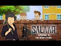 Salaar x kgf  school version  chalumedia  salaar comedy spoof  animation series