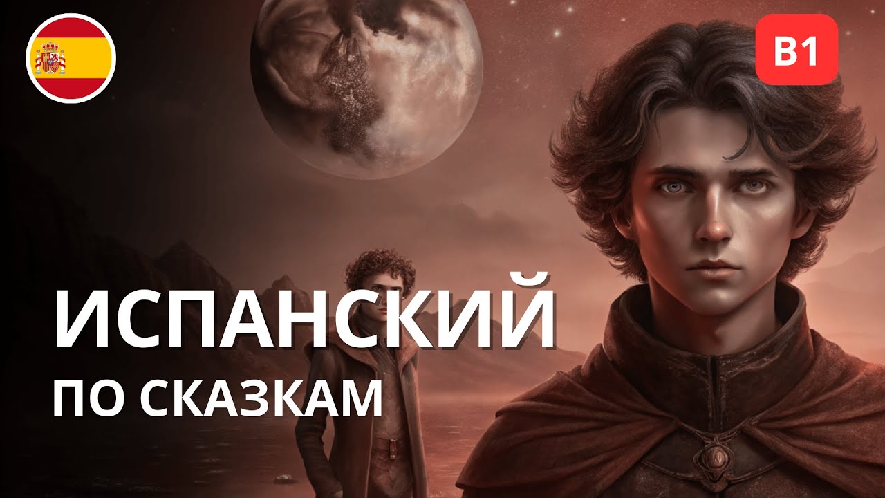 400+ уникальных слов на испанском за 50 минут:  испанский по сказкам El lirio azul (уровень B1)