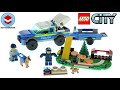 Lego city 60369 mobile police dog training  lego speed build review