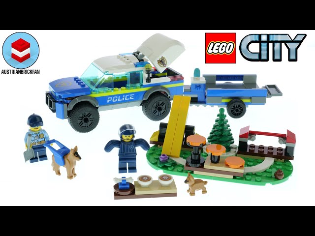 LEGO City 60369 Mobile Police Dog Training - LEGO Speed Build Review -  YouTube