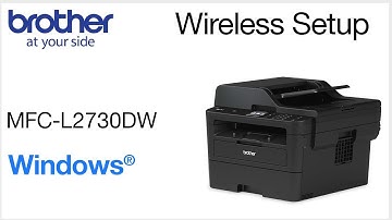 Connect MFCL2730DW to a wireless computer - Windows